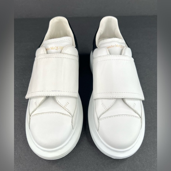 Alexander Mcqueen Molly Oversize Little Kids Leather Sneakers EU 30 - US 12 - Picture 8 of 11